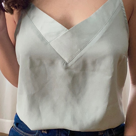 SUPER CUTE TEAL CAMISOLE TOP🤍🤍 - Picture 1 of 5